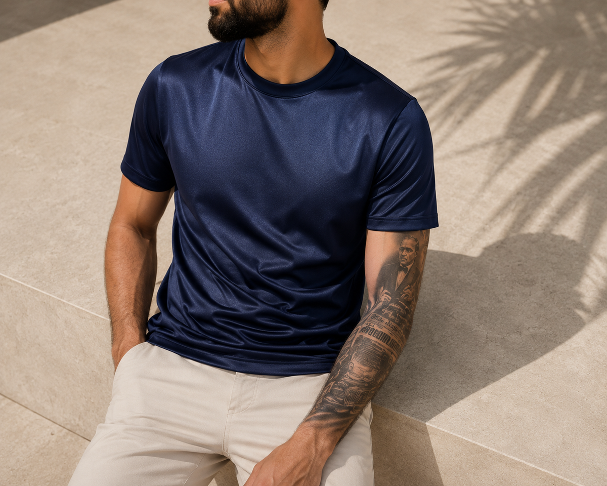 Navy blue T-shirt