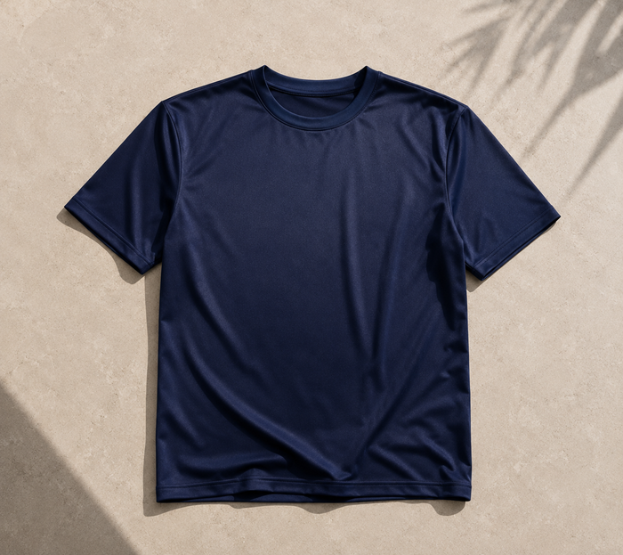 Navy blue T-shirt